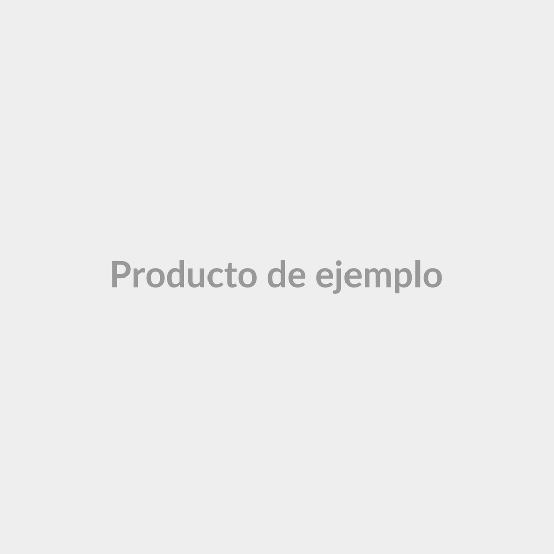 Producto de ejemplo